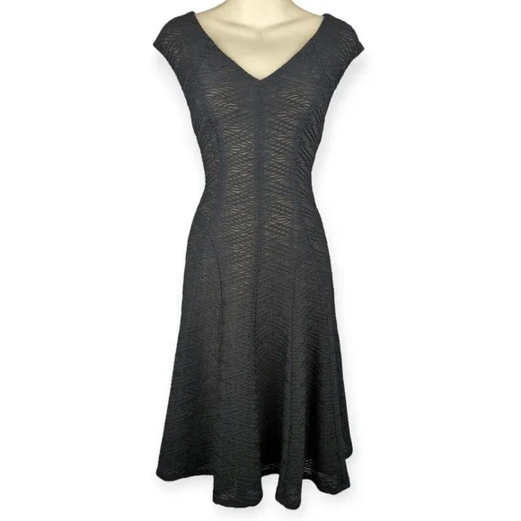 Jones New York | Dresses | Jones New York Black Fit Flare Dress Nude Cap Slv Retro Evening Stretch Ponte 6 | Poshmark Jones New York | Dresses | Jones New York Black Fit Flare Dress Nude Cap Slv Retro Evening Stretch Ponte 6 | Poshmark